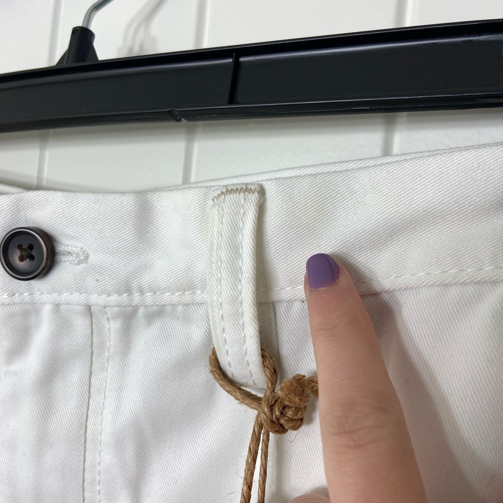 NEW Life Khaki Men’s solid white straight leg relaxed khaki casual pants‎ 40x32 - Picture 3 of 8